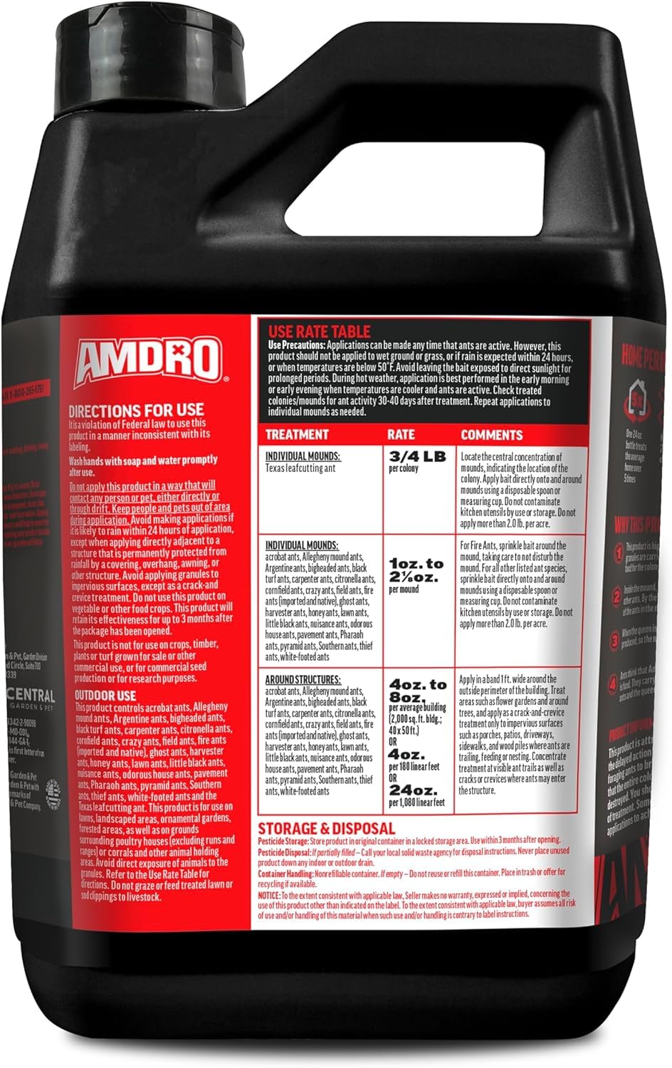 Amdro Ant Block close-up of solid bait texture for easy placement benefit