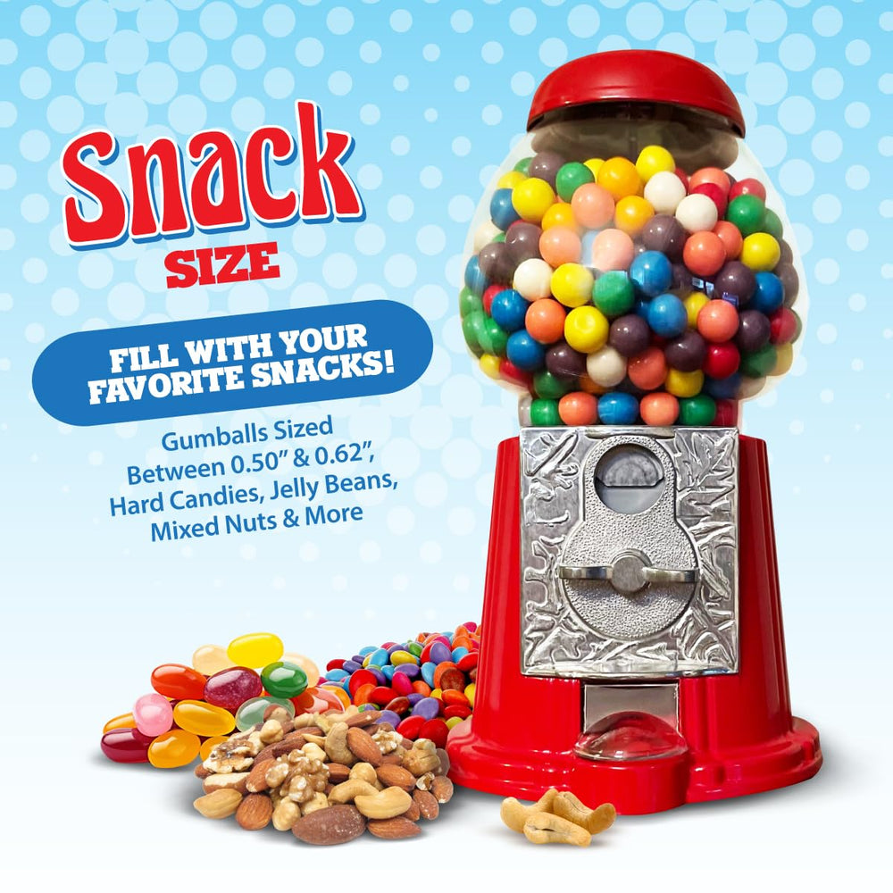 American Gumball Company coin slot closeup demonstrating coin compatibility and authentic vending action