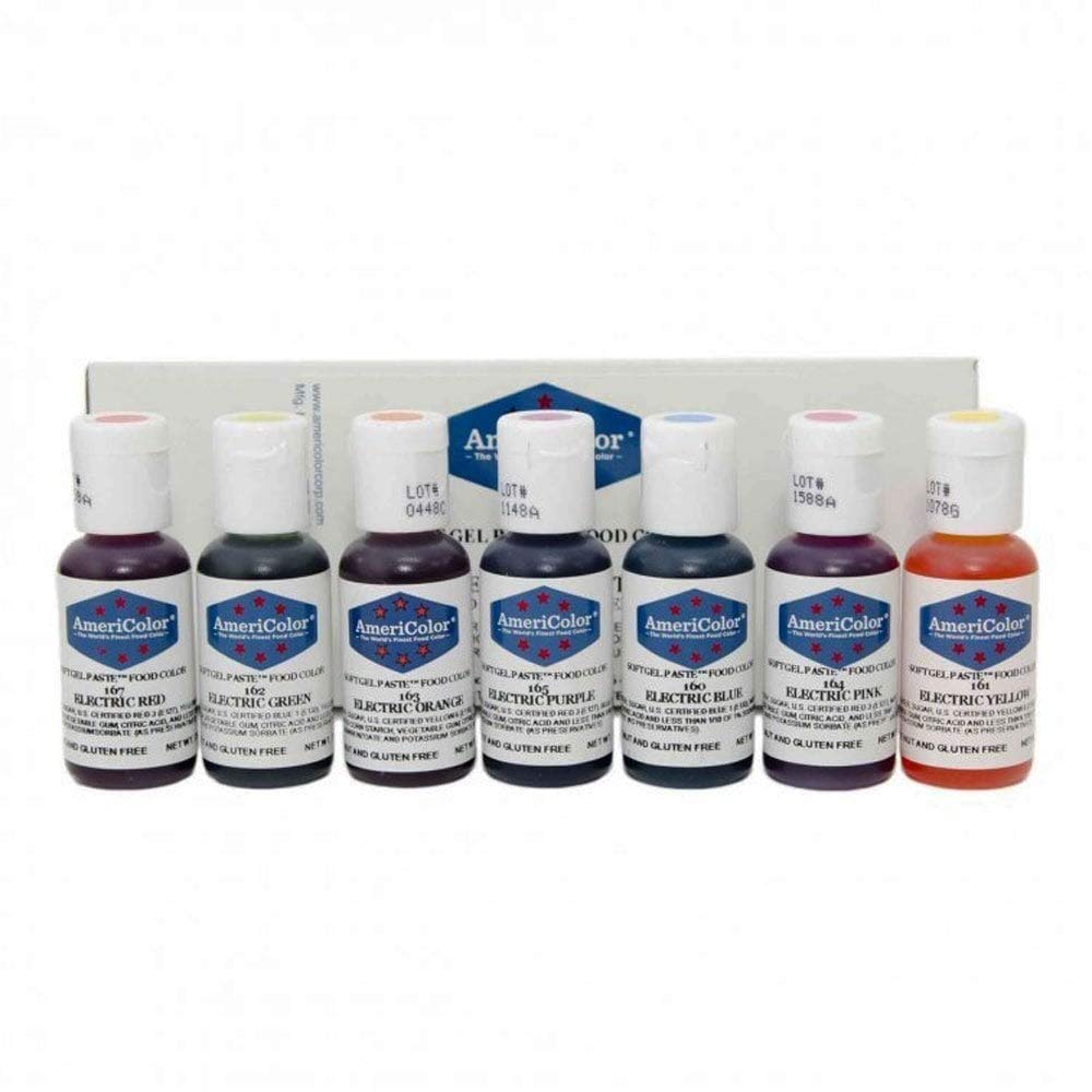 Close-up of AmeriColor soft gel paste texture highlighting rich pigmentation for precise color control