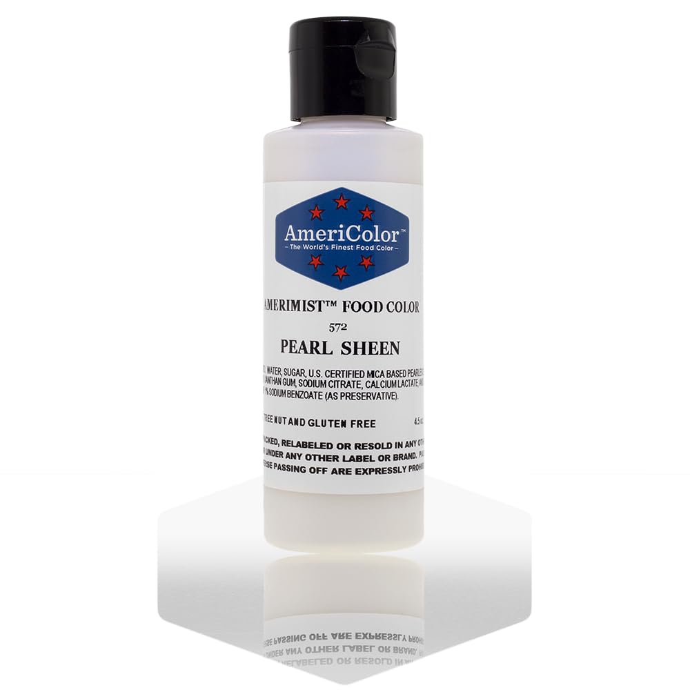 AmeriColor pearl sheen bottle front view showing label and concentrated airbrush color