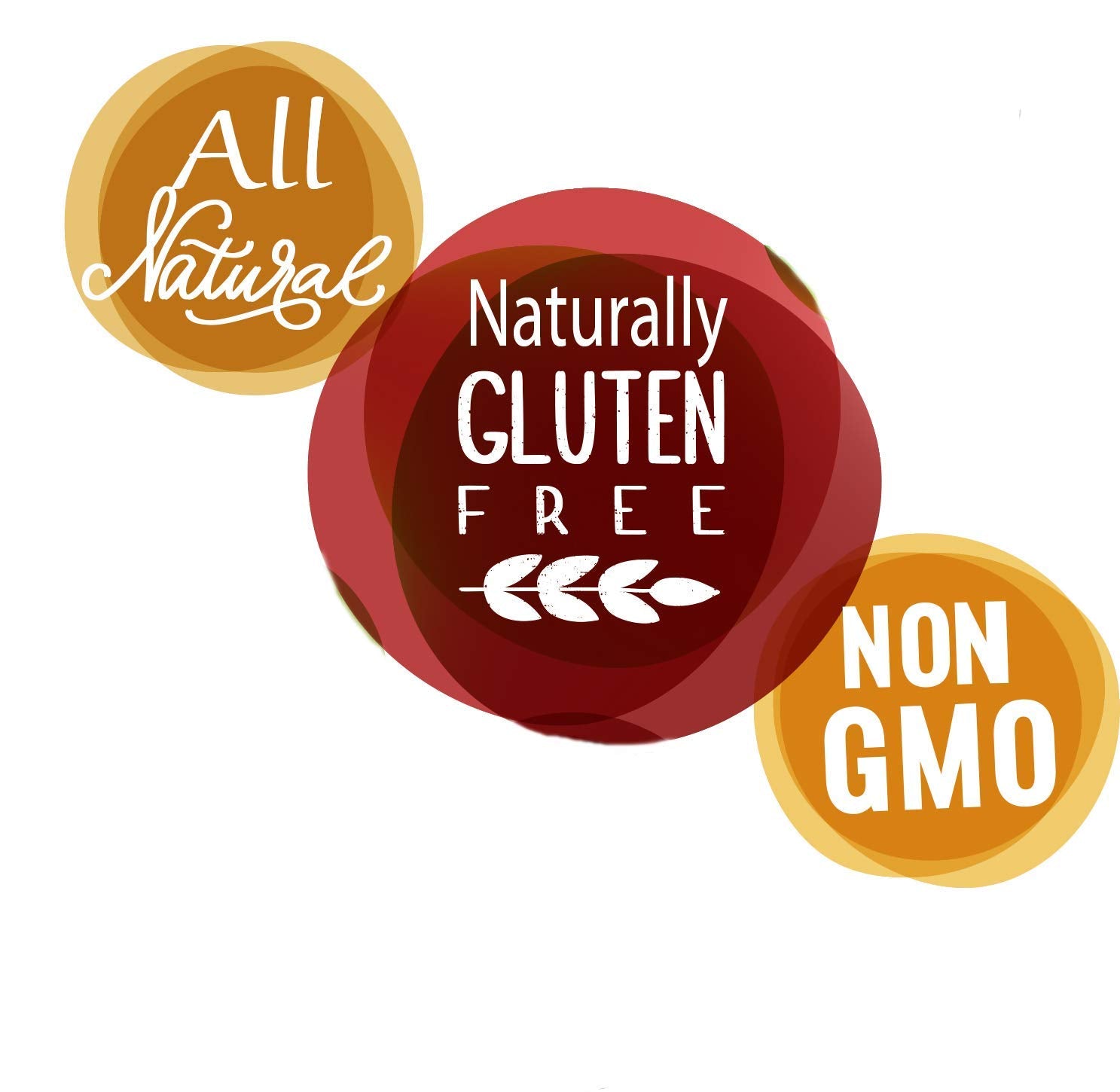 Amish Country Popcorn label close-up showing ingredient claims non-GMO and nut-free benefits