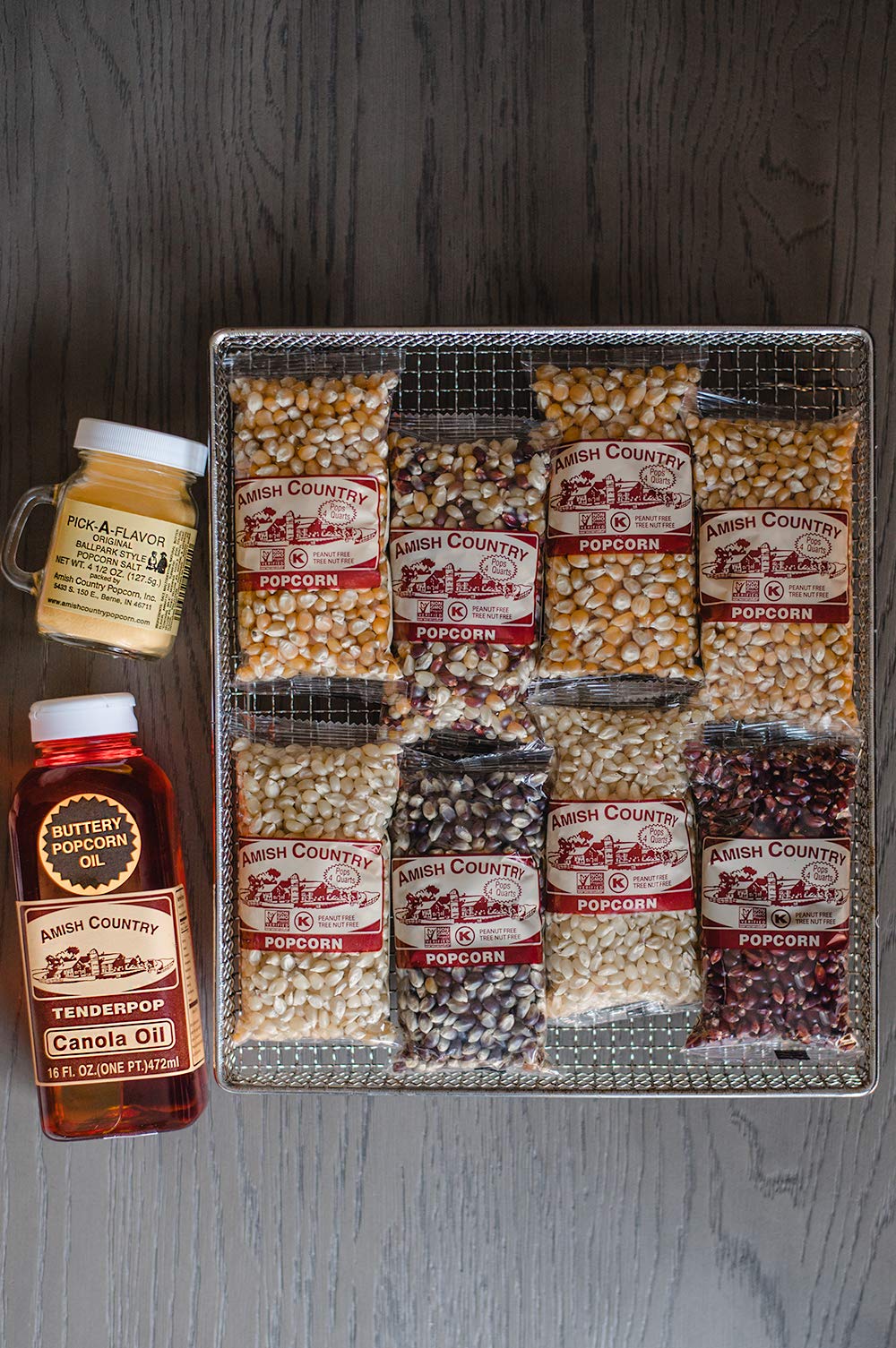 Amish Country Popcorn popping in stovetop pan showing even popping benefit