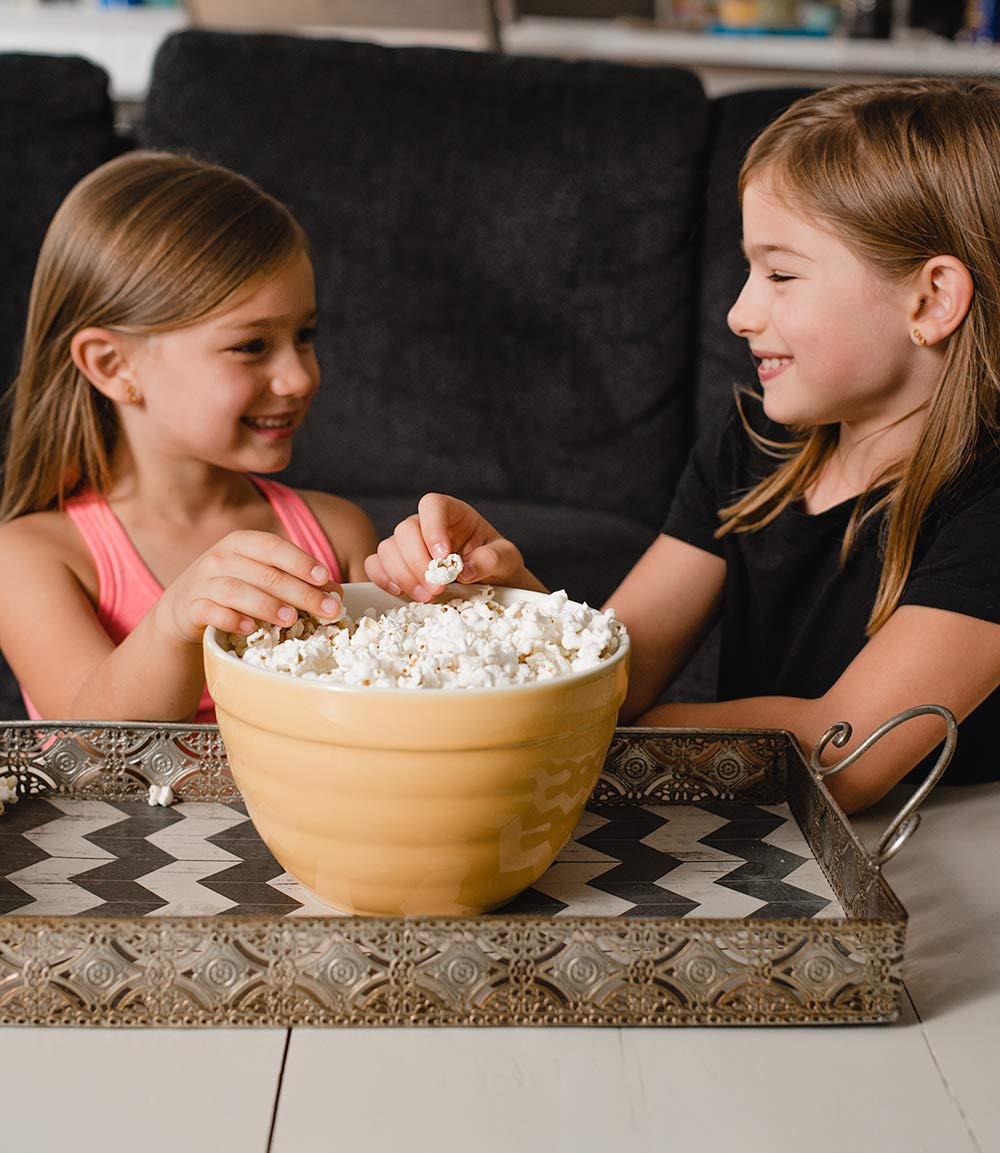 Amish Country Popcorn canola oil and BallPark ButterSalt displayed for easy seasoning
