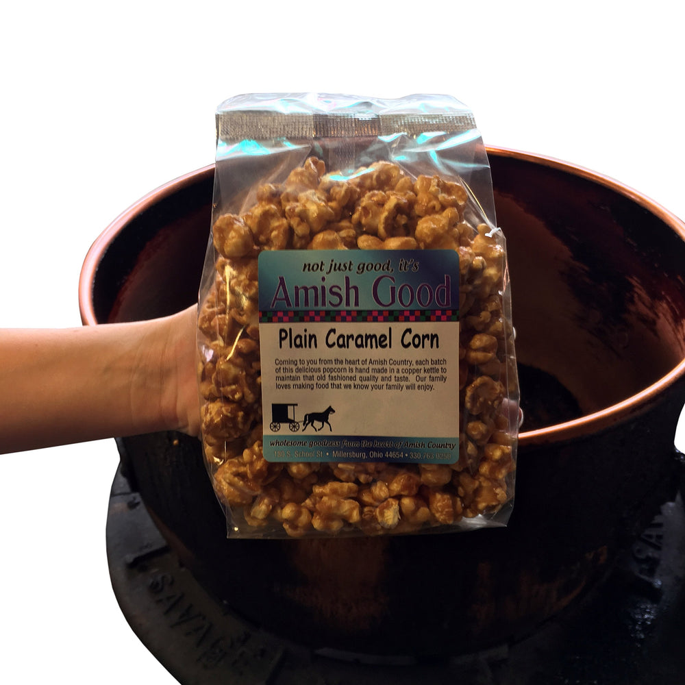 Amish Good two-pack arranged in a gift basket for holiday gifting