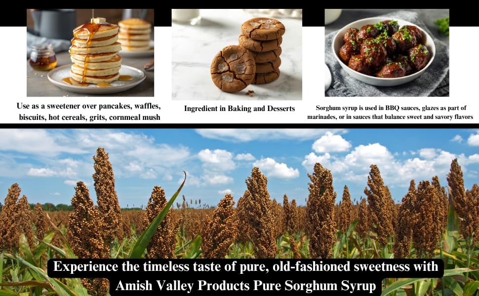 AMISH VALLEY PRODUCTS jar beside measuring cup for scale and portion guidance
