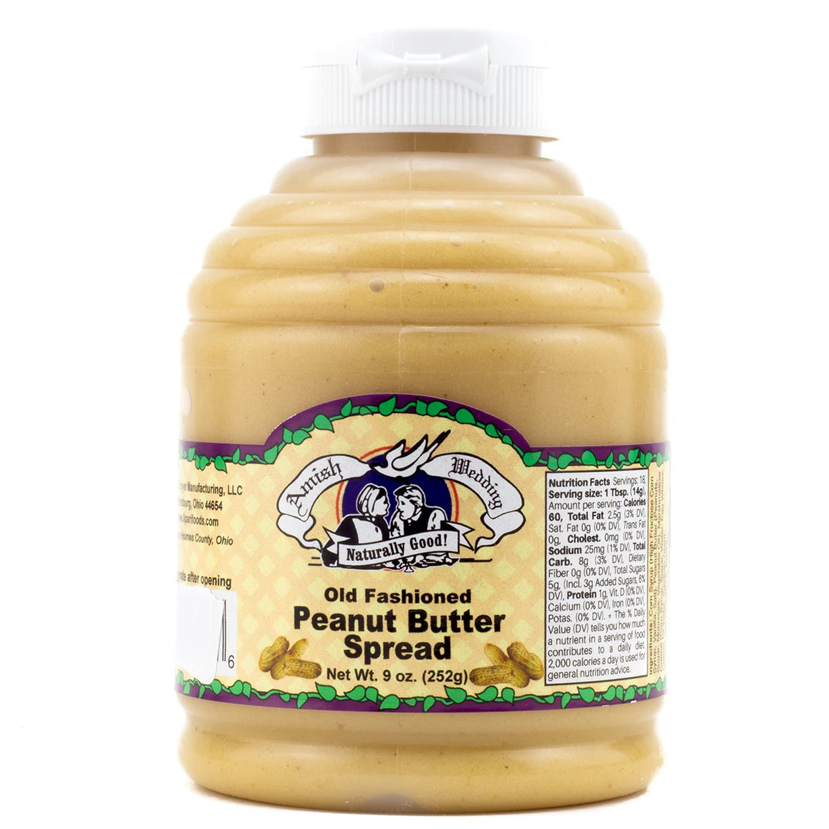 Amish Wedding jar front view showing label and 9 oz size, perfect for pantry gifting