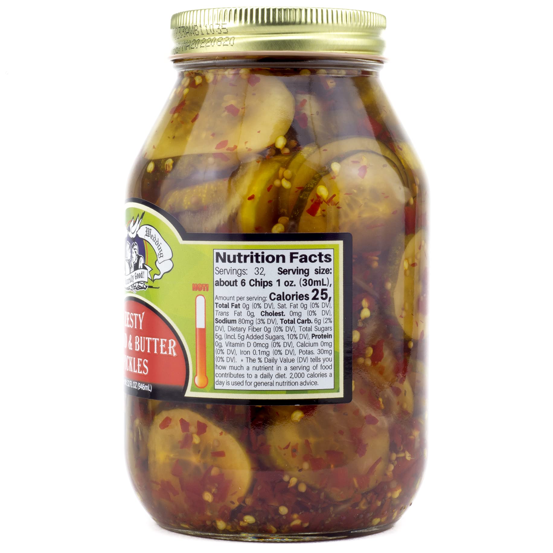 Amish Wedding pickle brine closeup with cucumbers and onions demonstrating crisp texture