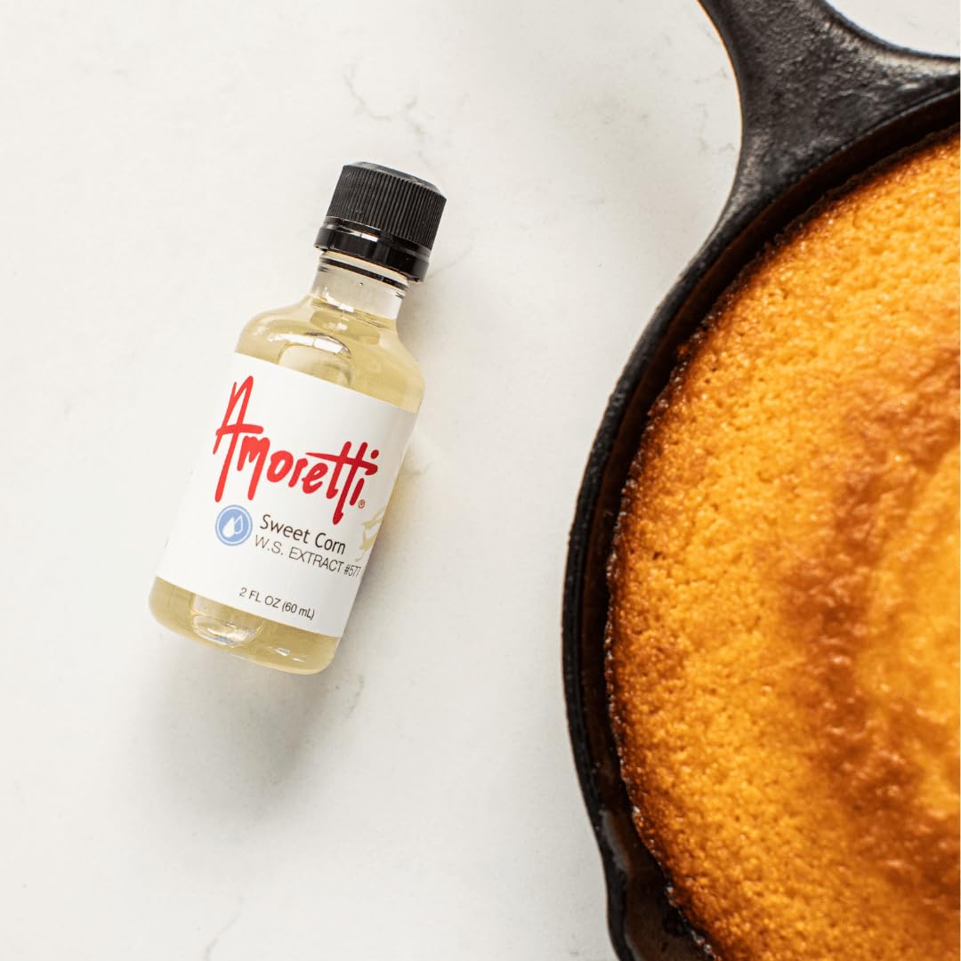 Amoretti sweet corn used in a skillet sauce illustrating savory applications and depth benefit