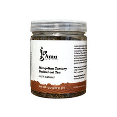 AMU NUTRITION front packaging showing loose-leaf label and freshness