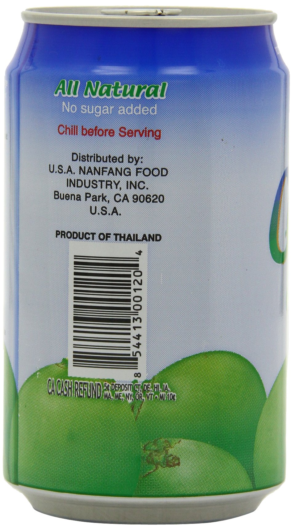 Amy & Brian close-up of coconut water texture showing clear, natural liquid