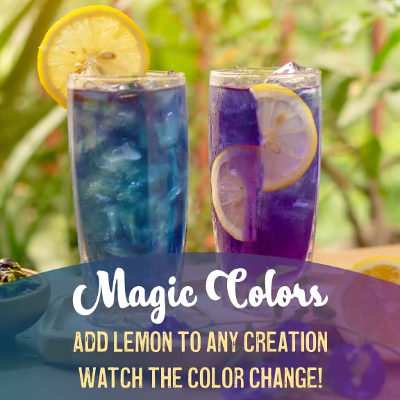 Ancient Choice blue-iced pastry showing natural coloring used in baked goods