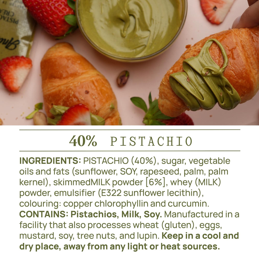 Andrella spread on warm croissant illustrating rich flavor from the brand
