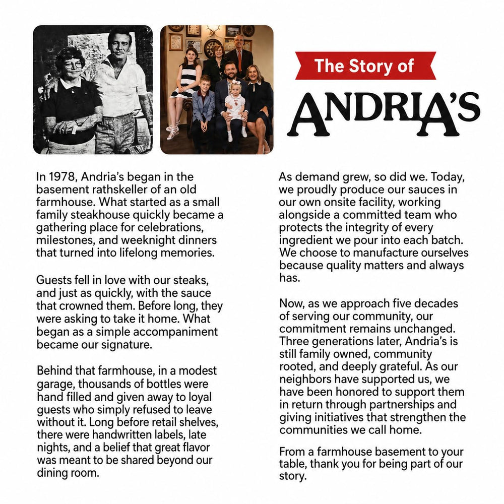 Andria's bottle beside fork and knife showing convenient kitchen size