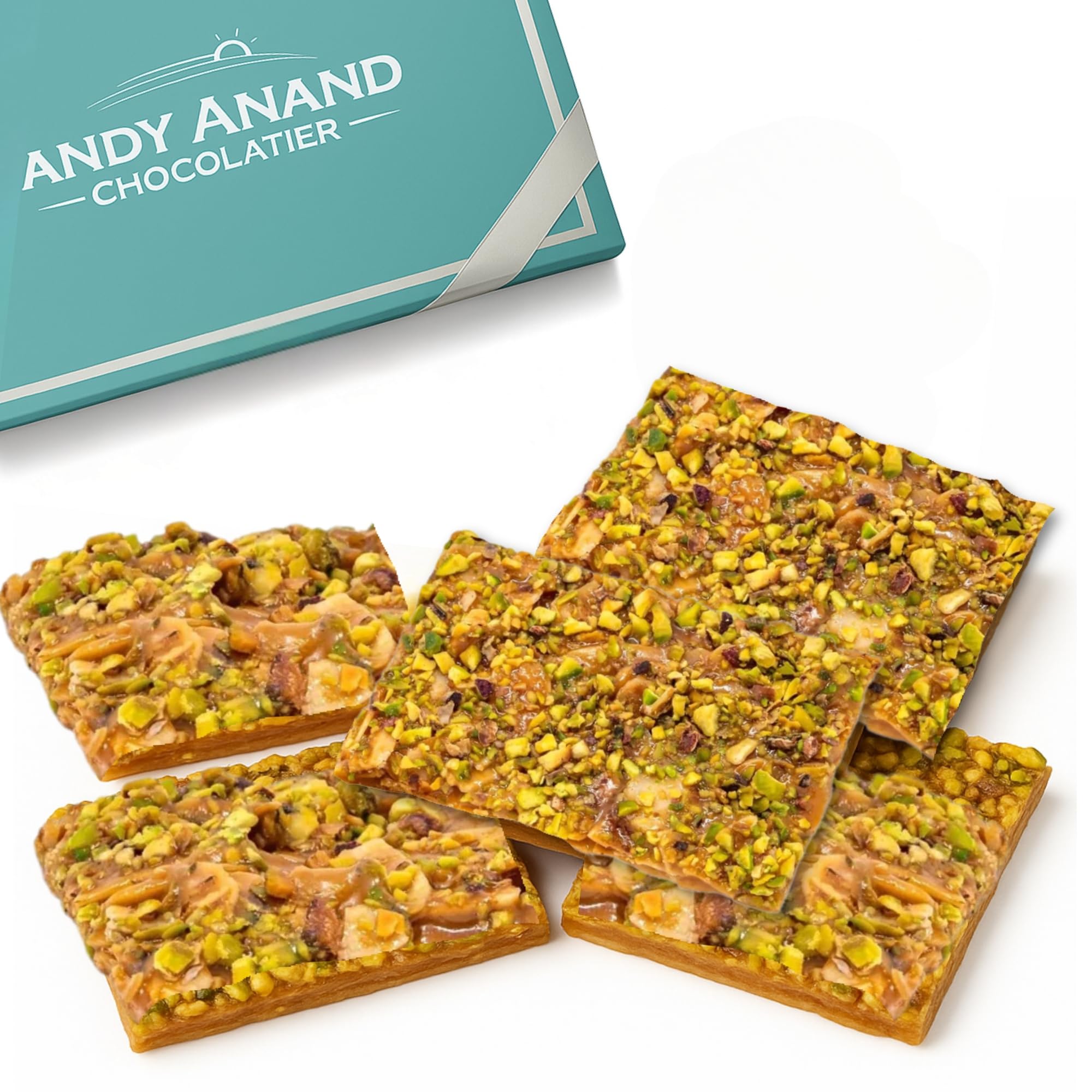 ANDY ANAND CHOCOLATIER front box shows gift-ready packaging and premium look