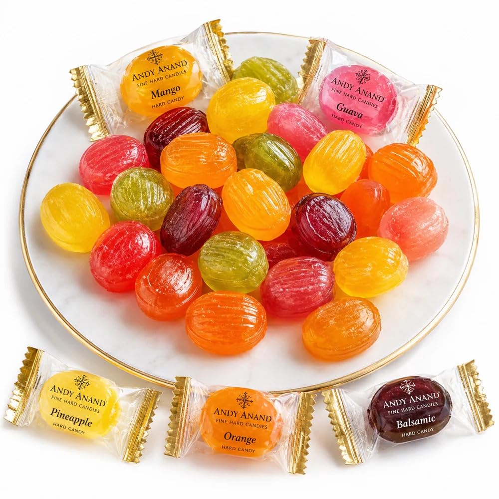 Andy Anand front packaging shows 1 lb resealable bag and variety benefits