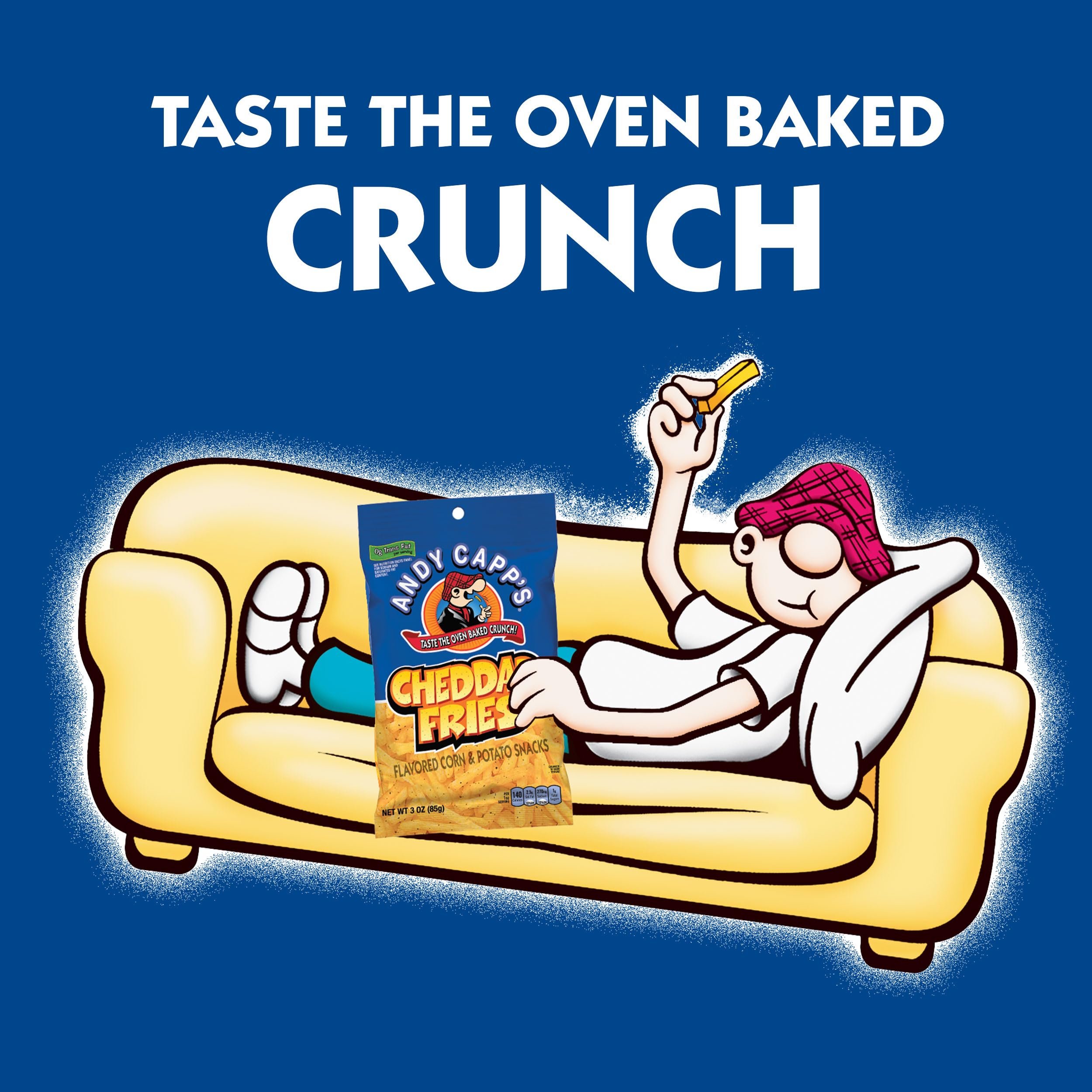 Andy Capp's party spread with Cheddar Fries offering crunchy, shareable snack appeal