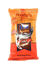 Andy's front packaging showing 10 oz jar and clear label, consistent seasoning