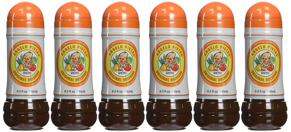 Angelo Pietro front packaging showing bottle and label, highlights easy seasoning