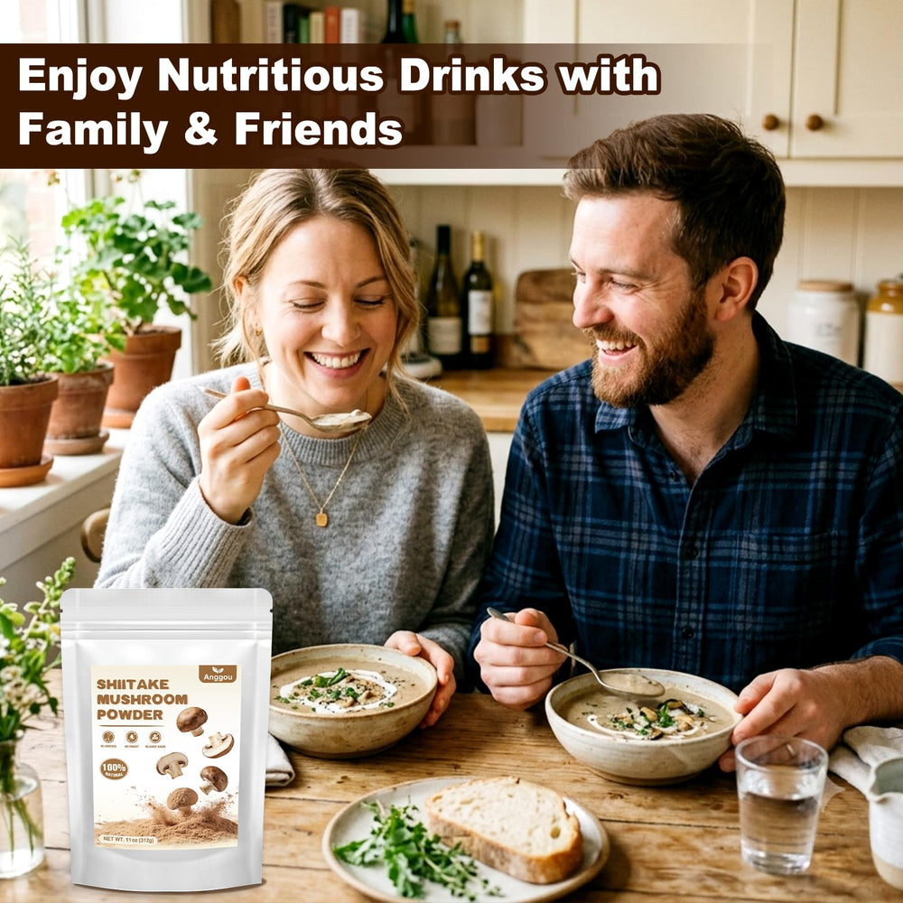 Anggou powder used in kitchen lifestyle scene for quick cooking convenience