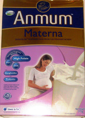 Anmum Materna front packaging showing 375g tin and product name for easy identification