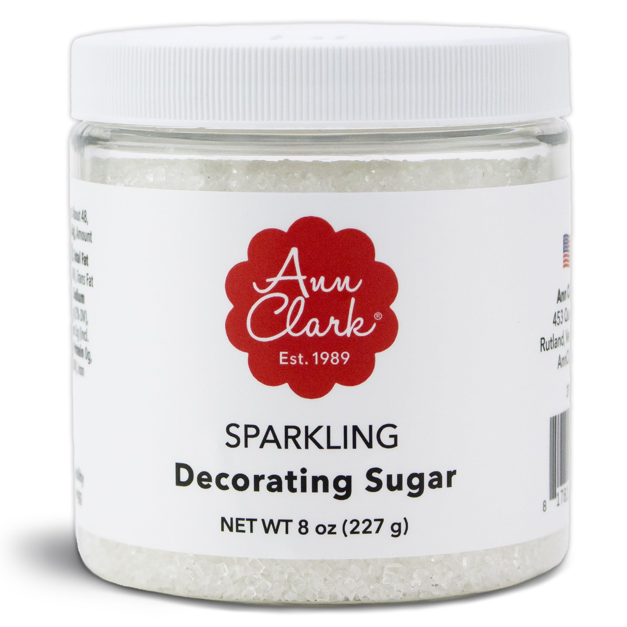 Ann Clark sugar measured on teaspoon showing portion size for consistent usage