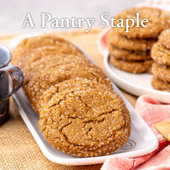 Ann Clark sugar sprinkled on cookies adding decorative sparkle and crunch