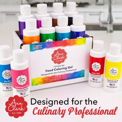 Ann Clark gel texture close-up showing concentrated pigment for intense color payoff