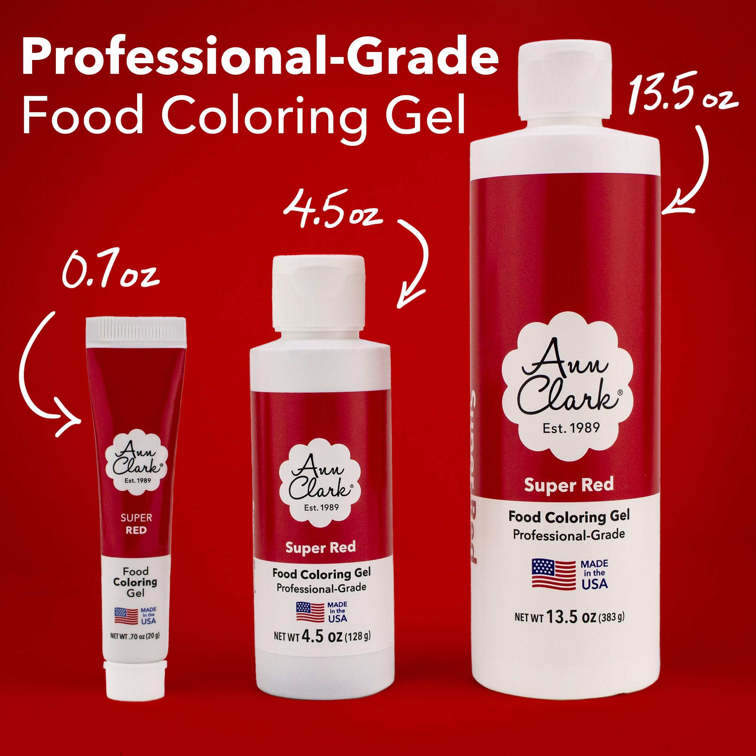 Ann Clark tube cap and label detail highlighting measurement control and clear branding