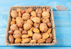 Anna and Sarah almonds in shell detail displaying firm almonds and natural flavor