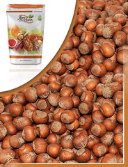 Anna and Sarah bowl of in-shell hazelnuts illustrating easy serving and crunchy snack