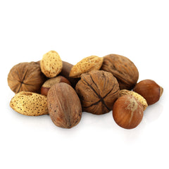 Anna and Sarah pecan shell texture close-up showing extra-large pecans and buttery taste