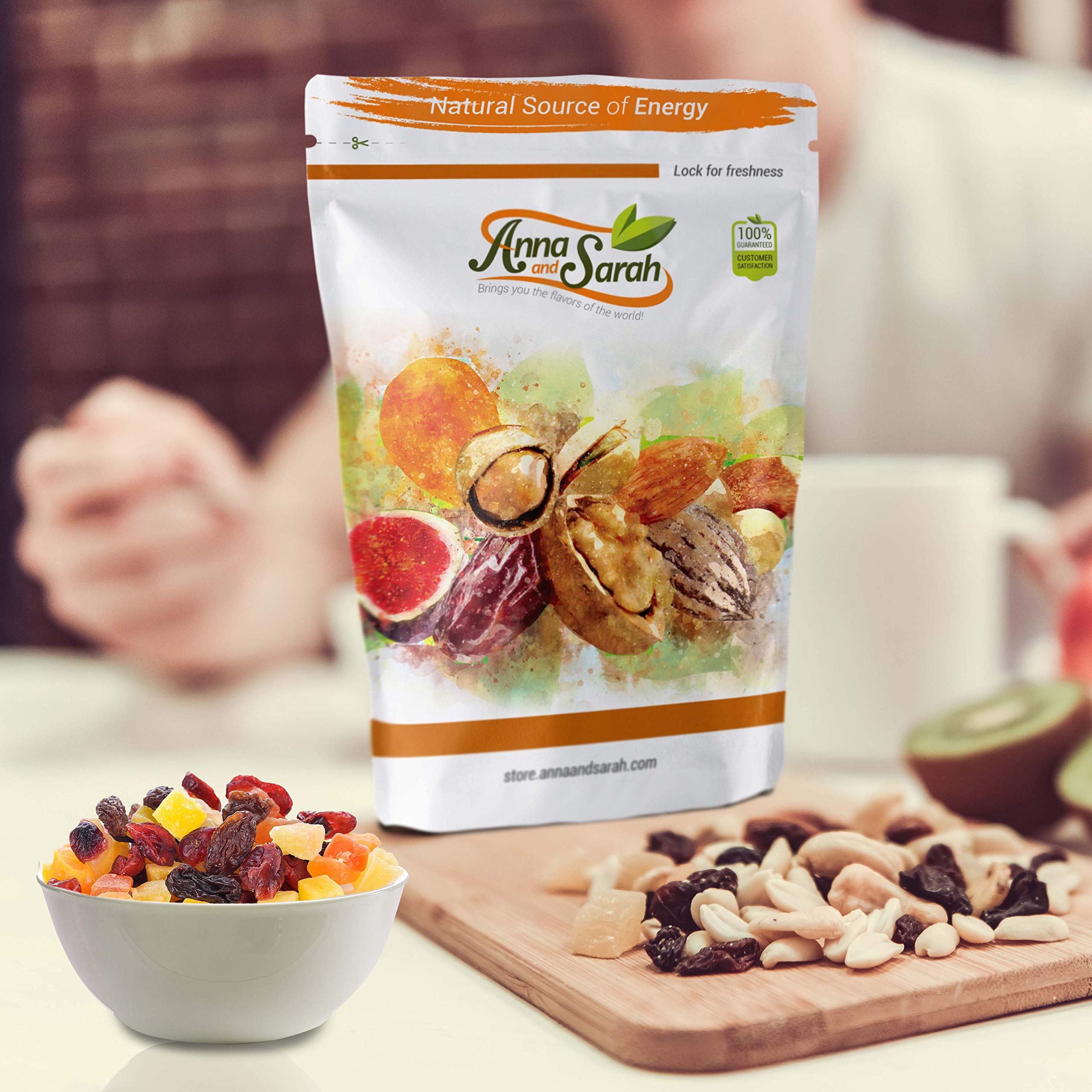 Anna and Sarah close-up of diced dried fruits showing texture and variety