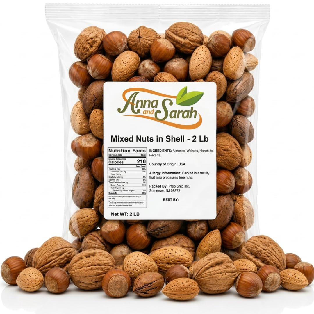 Anna and Sarah front packaging showing 32 oz bag and premium mix benefit