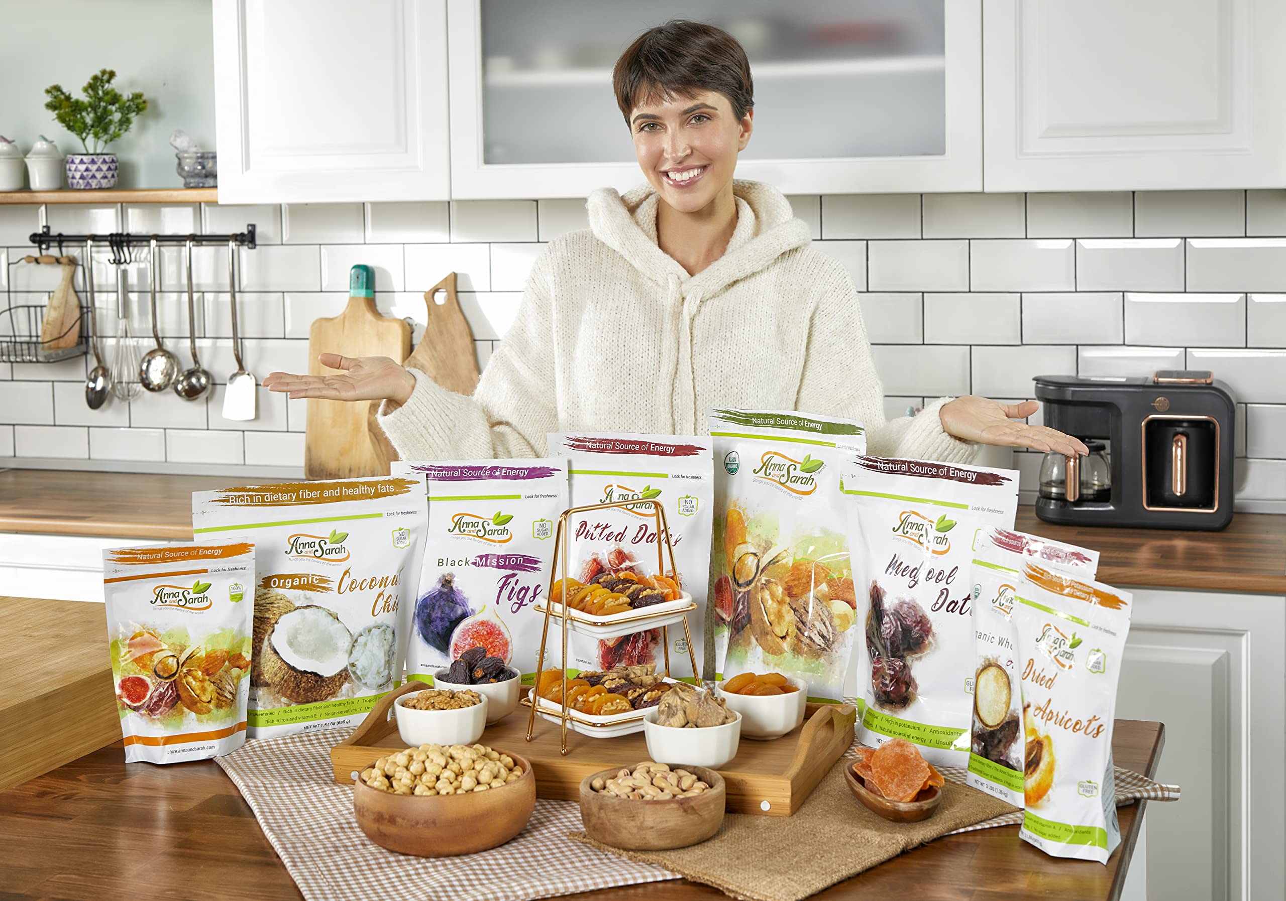 Anna and Sarah product label and certifications detail highlighting organic assurance