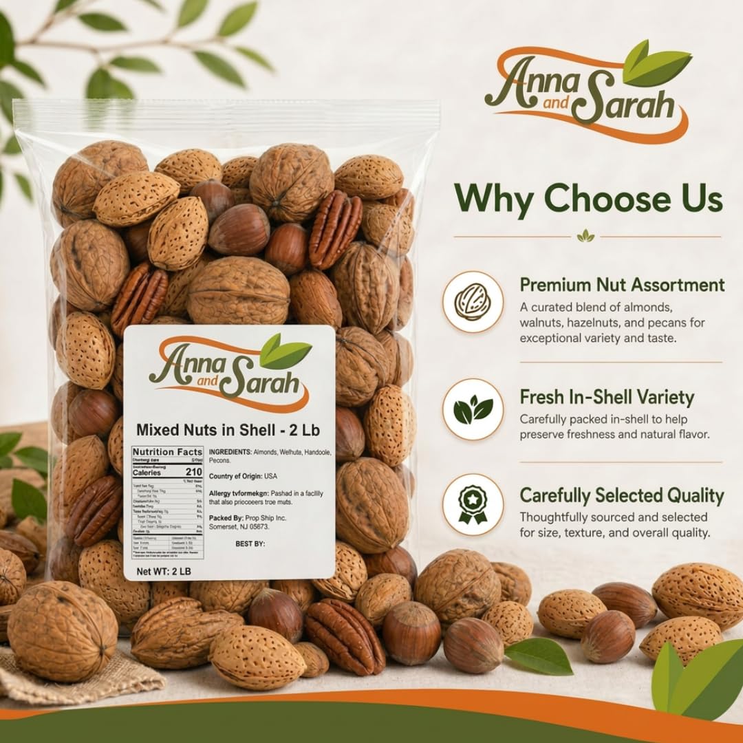 Anna and Sarah label and kosher certification showing trusted quality benefit
