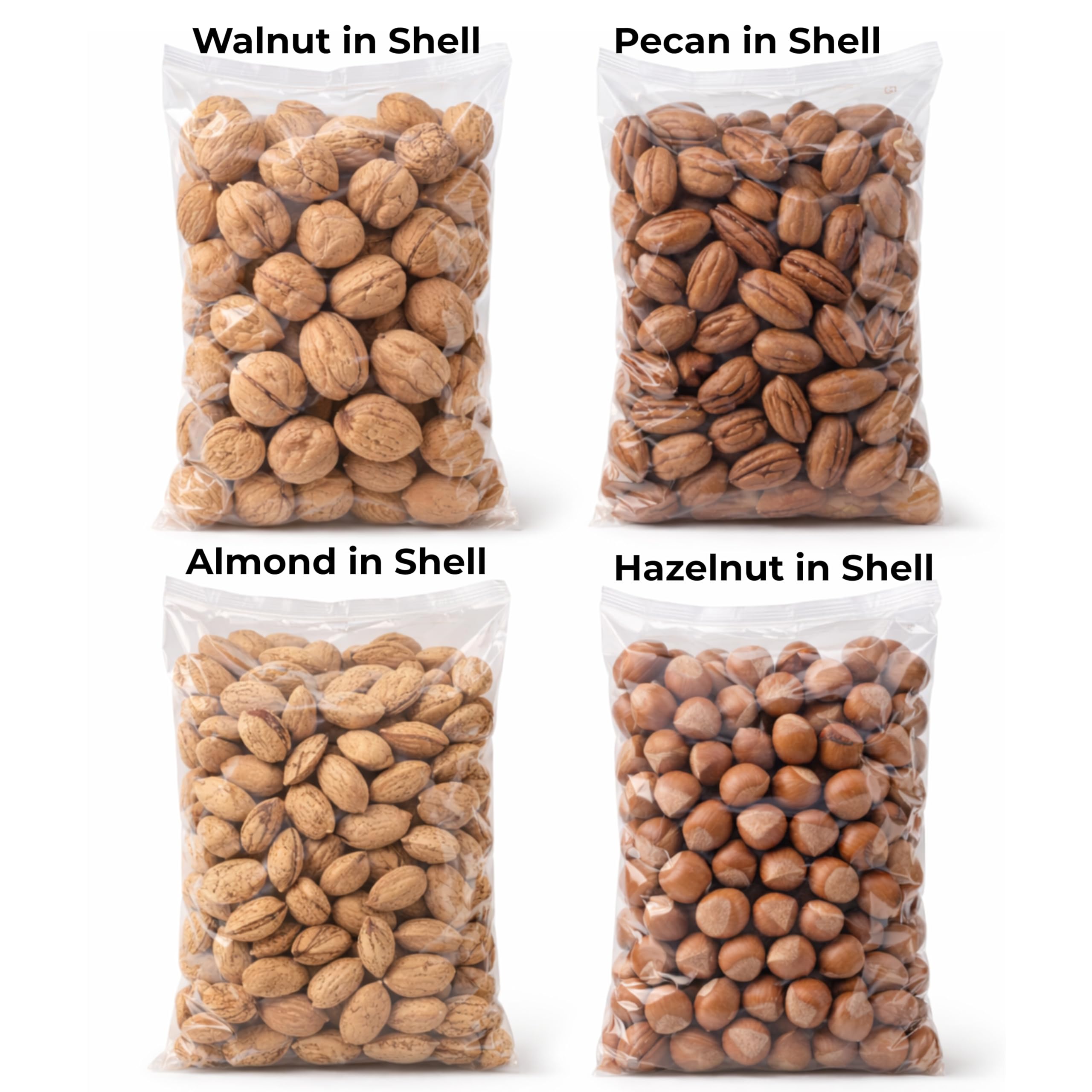 Anna and Sarah top-down view of mixed in-shell nuts showcasing freshness