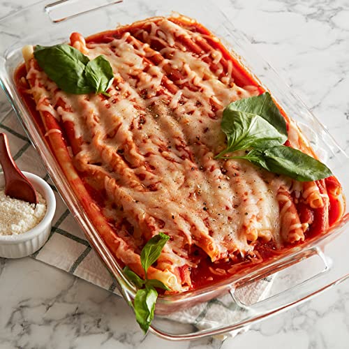 Anna Home Collection long ziti beside measuring cup for scale and portion planning