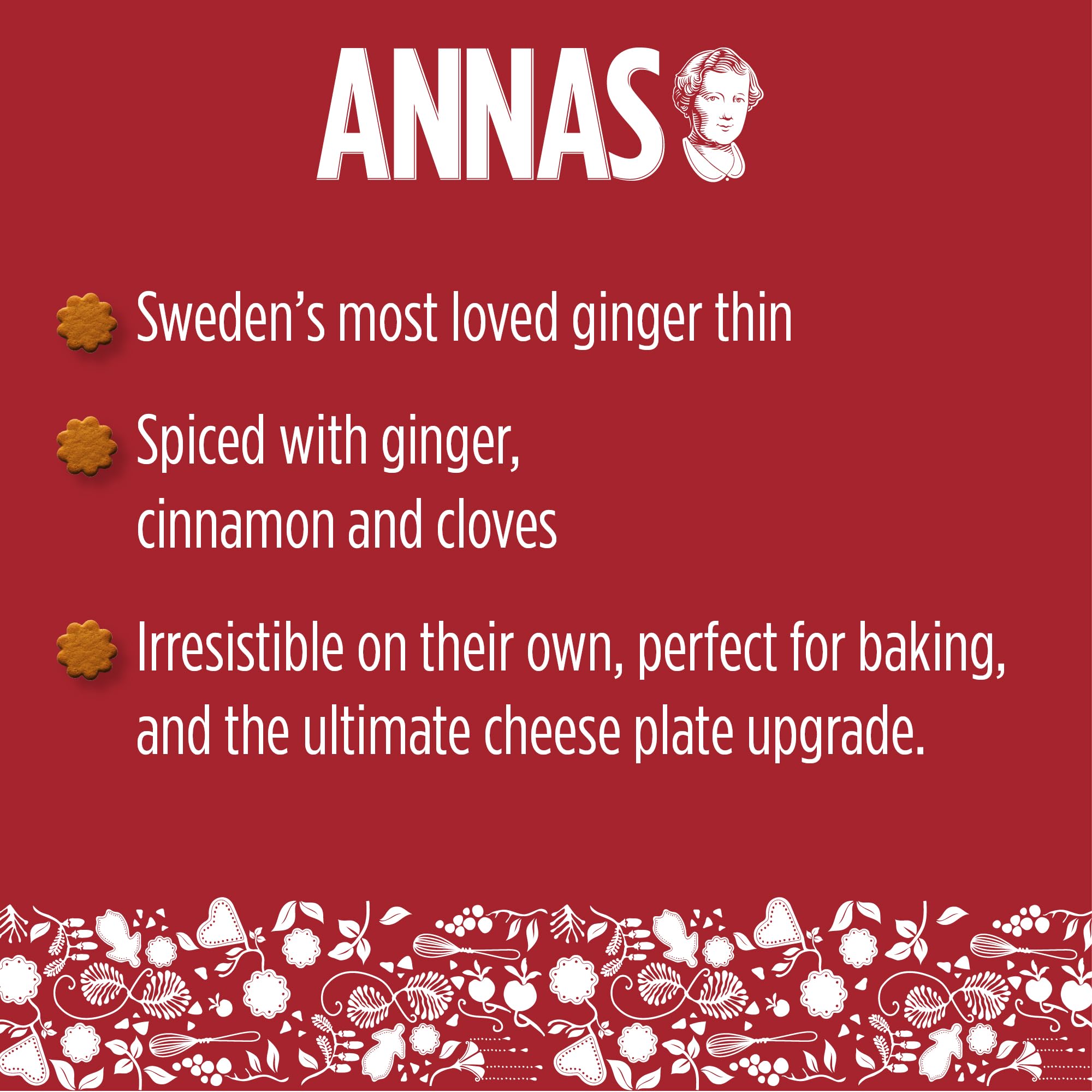 Lifestyle shot of Annas cookies beside coffee for an enjoyable snack moment