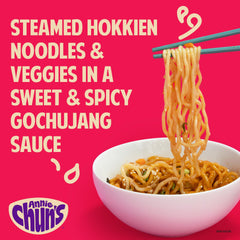Close-up of Annie Chun's Hokkien noodles texture highlighting tender chew
