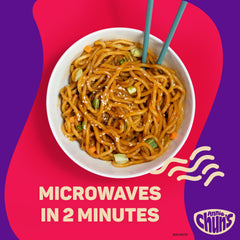 Detail of Annie Chun's cabbage bok choy and carrot pieces for fresh crunch