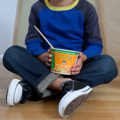 Close-up of Annie's creamy mac and cheese texture highlighting real cheddar