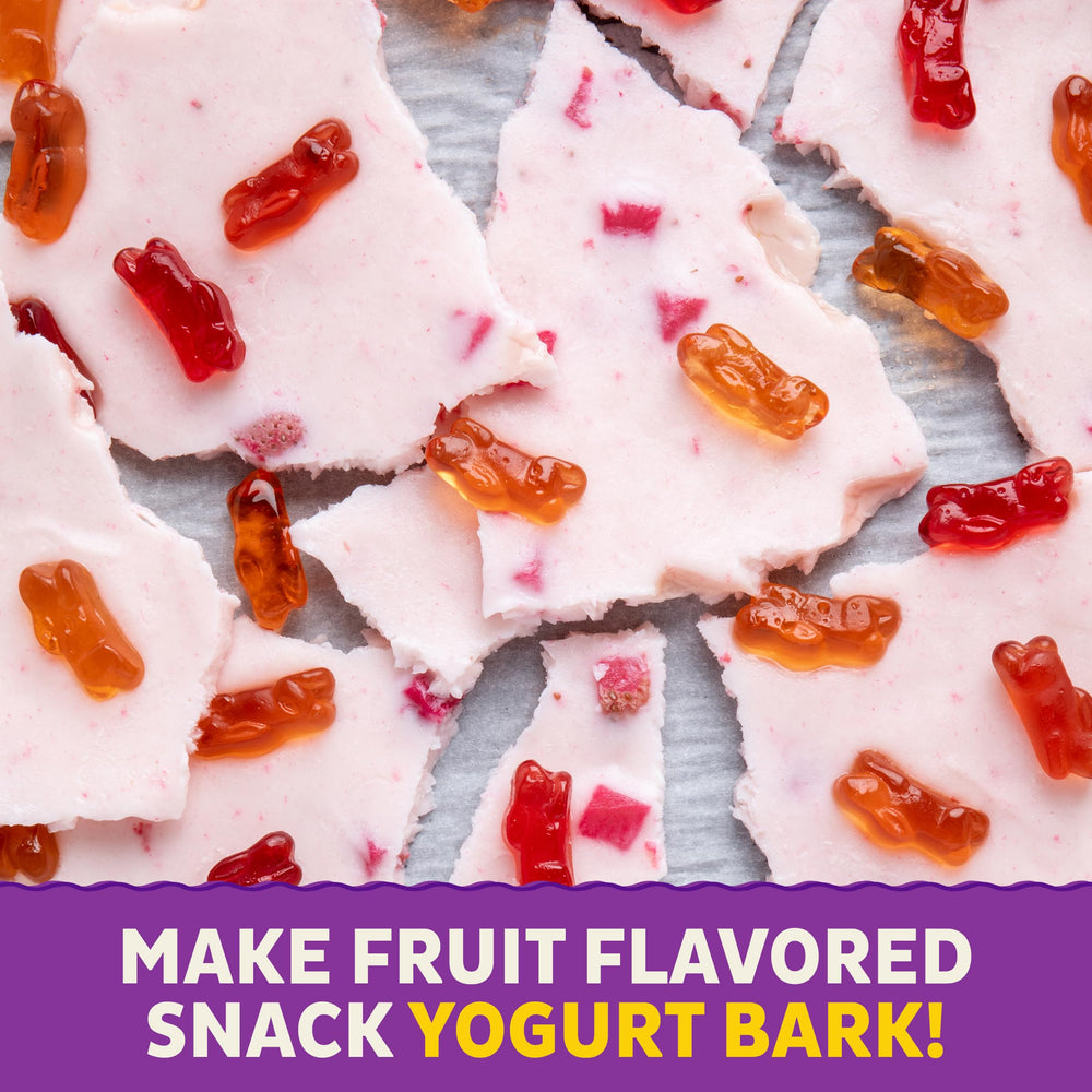 Annie's family enjoying fruit snacks outdoors illustrating shareable, kid-friendly treat