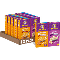 Annie's front packaging variety pack showing organic labeling and convenience