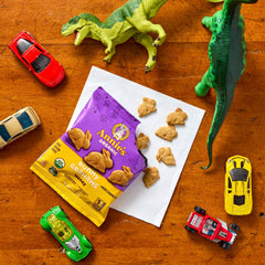 Annie's grahams served on a plate for portion ideas and pairing
