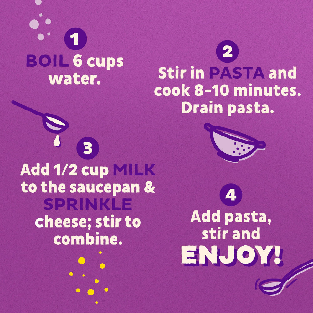 Opened Annie's penne cup ready to eat demonstrating easy preparation and portable convenience