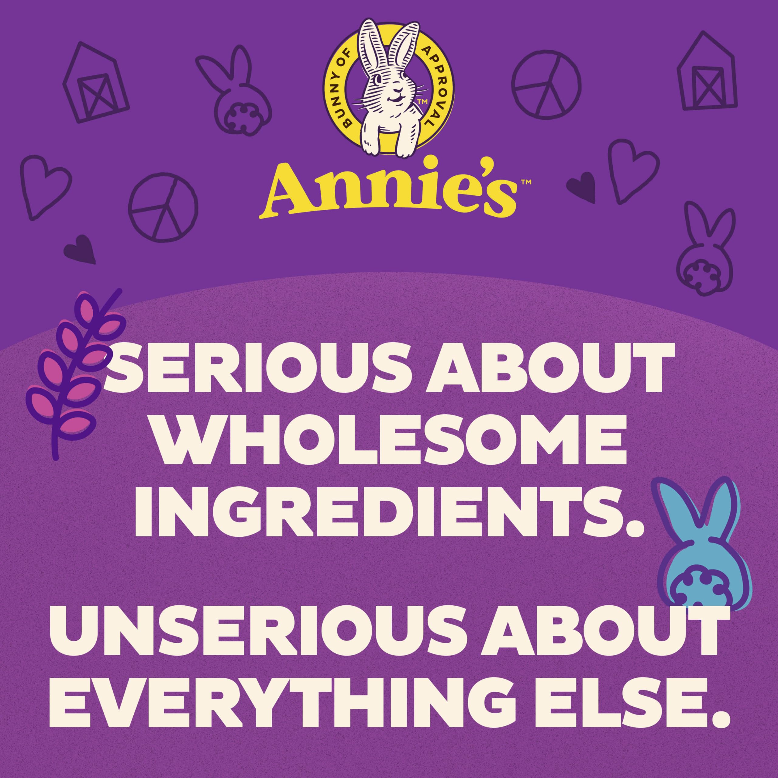 Annie's serving size comparison with kitchen measure showing portion control
