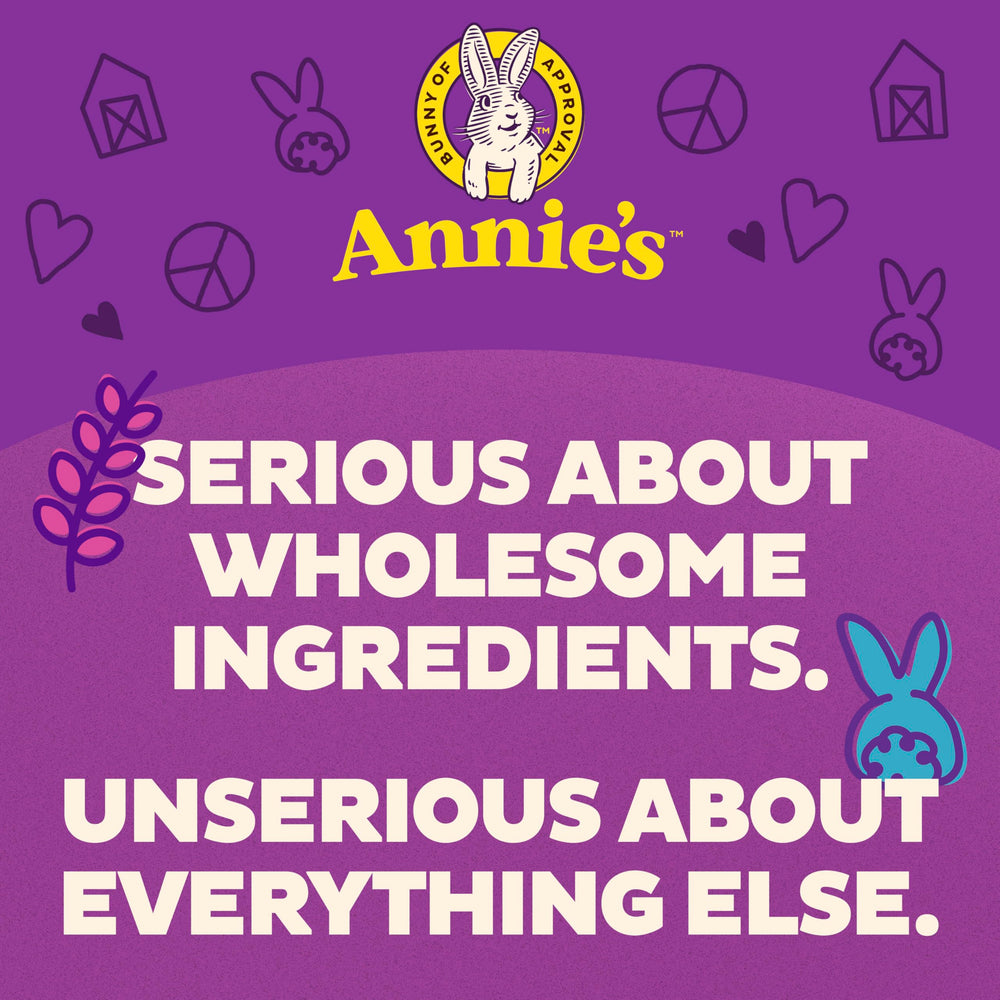 Annie's serving size comparison with kitchen measure showing portion control
