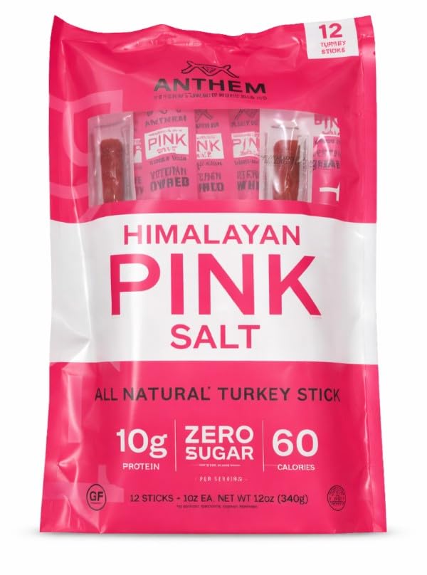 Anthem Snacks front packaging showing 12-count box and protein benefits
