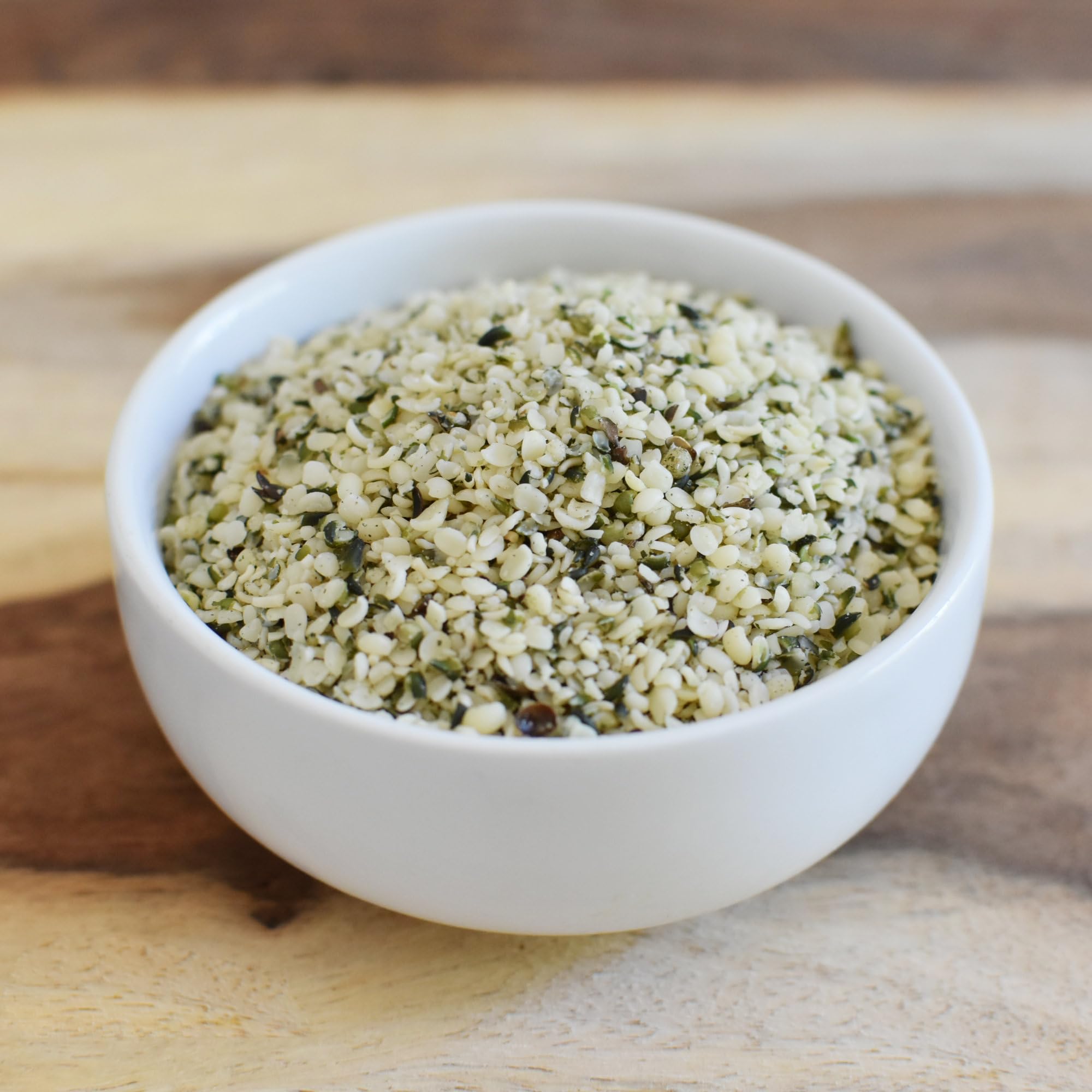 Anthony's hemp hearts in measuring cup showing serving size and portioning