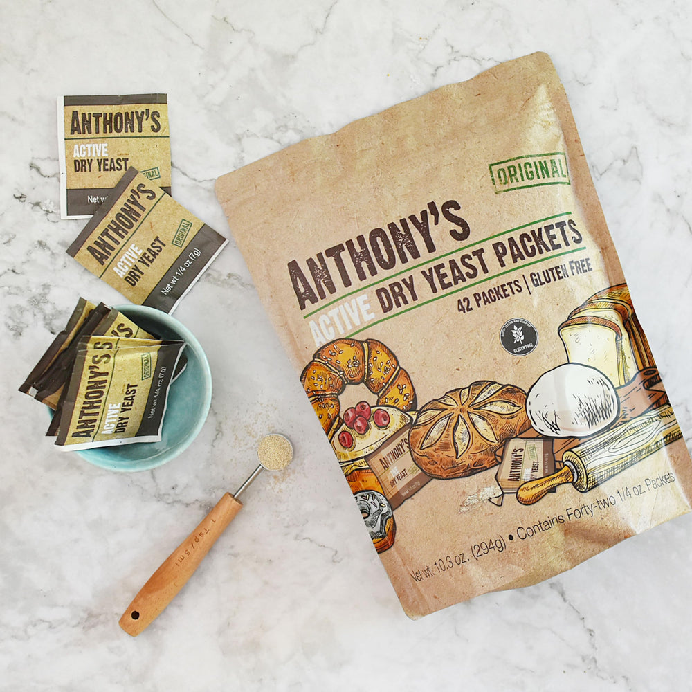 Anthony's freshly baked bread from packets showcasing consistent rise